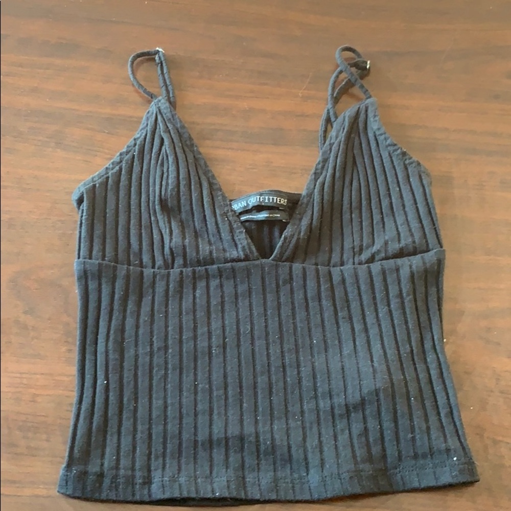 Black crop top